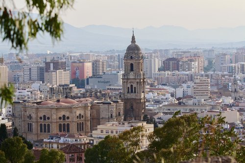Malaga,  Andalūzija Kraštovaizdis,  Ispanija,  Andalūzija,  Malaga Mieste