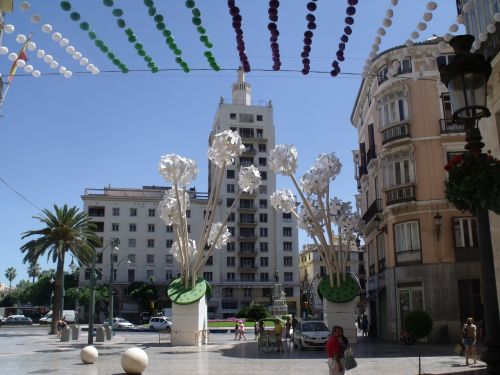 Malaga, Ispanija, Skulptūra