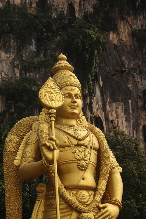 Malaizija,  Batu Caves,  Turizmas,  Religija,  Hindu,  Kultūra,  Kelionė,  Statula,  Azijoje,  Induizmas