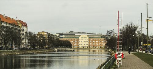 Malmö, Malmöstad, Policijos Nuovada, Stadsfoto, Stadsfotografi, Fotografija, Kanalas, Architektūra