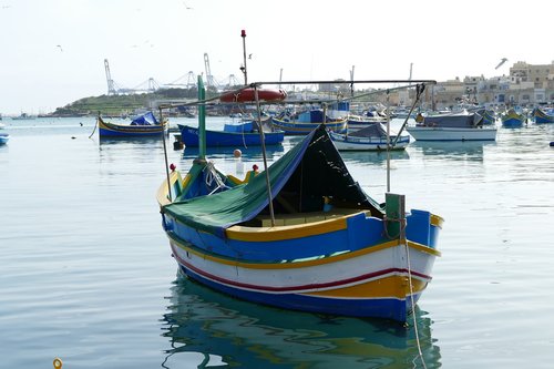 Malta,  Marsaxlokk,  Žvejybos Laivas,  Valtis,  Šventė,  Vandens,  Medinė Valtis