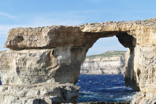 Malta,  Gozo,  Jūra,  Kraštovaizdis,  Azure Langas,  Jūros Vaizdas,  Sala