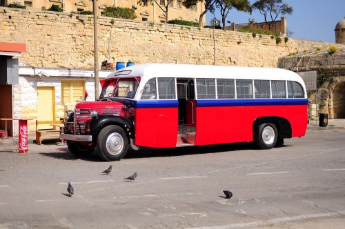 Malta, Autobusas, Vintage