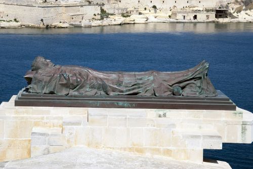 Malta, Wwii, Paminklas, Paminklas, Skulptūra, Valeta, Didysis Uostas