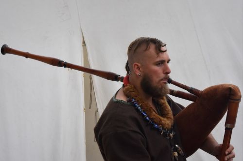 Vyras, Žmonės, Viking, Muzika, Muzikinis Instrumentas, Pučia