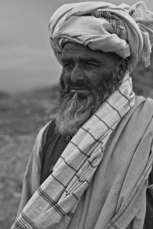 Vyras, Senas, Afganistanas, Asmuo, Sąmoningas, Turbanas, Portretas, Musulmonas, Turėti, Tradicija, Tradicinis