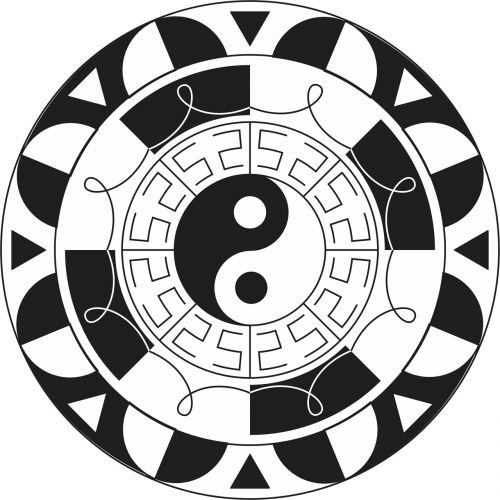 Mandala,  Ratas,  Dvasingumas,  Religija,  Ying,  Yang,  Rytus,  Mandala 1