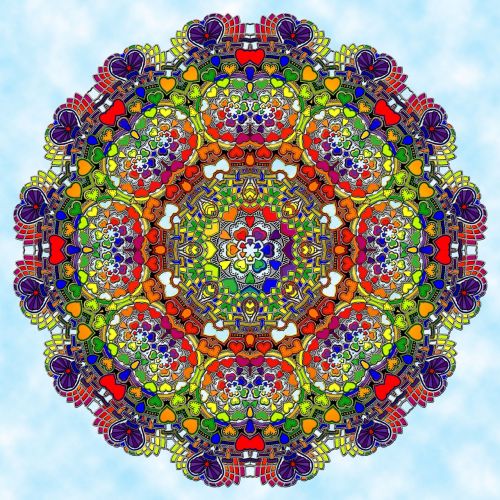 Mandala, Modelis, Papuošalai, Struktūra, Dizainas, Papuoštas, Fonas, Kaleidoskopas, Gėlių, Spalvinga, Geometrinis, Apdaila, Dekoratyvinis