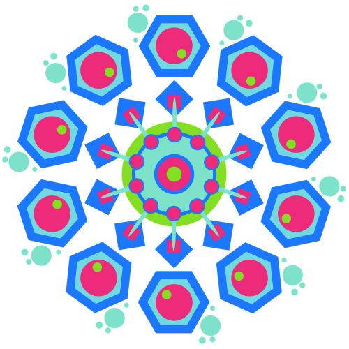 Mandala, Geometrinis, Dizainas, Modelis, Formos, Kaleidoskopas, Bohēma