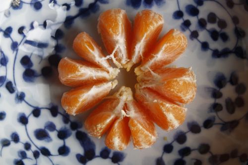Mandarinas, Vaisiai, Segmentai, Šviežias, Sveikas, Šviežias Vaisius