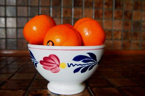 Mandarinas, Vaisiai, Patiekalas, Keramika, Brabantas Kailis, Countertop