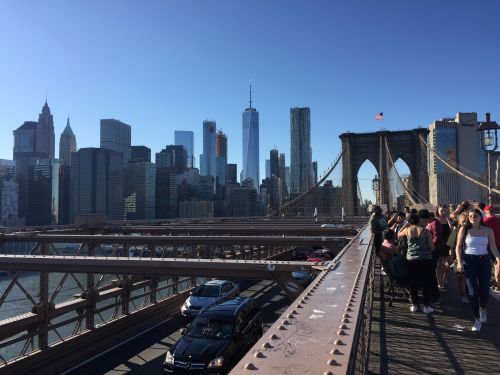 Brooklyn & Nbsp,  Tiltas,  Naujas & Nbsp,  York & Nbsp,  Miestas,  Naujas & Nbsp,  York,  Manhatanas,  Laisvė & Nbsp,  Bokštas,  Nyc,  Usa,  Amerikietis,  Manhatanas Iš Brooklyno Tilto