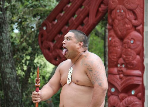 Maori, Vyras, Padaryti Veidą, Naujoji Zelandija, Kultūra, Tradicija, Waitangi, Atsiranda