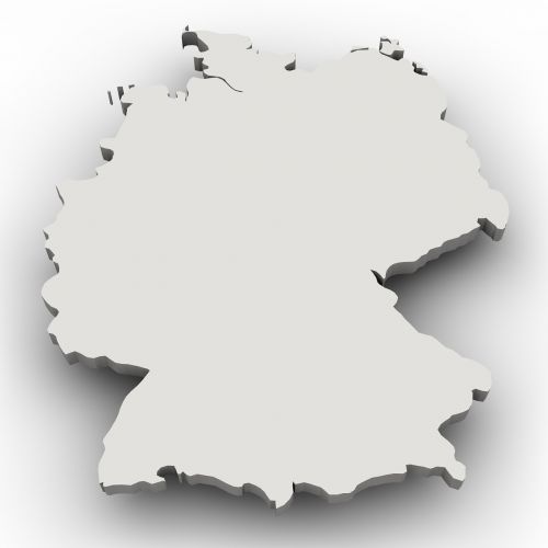 Žemėlapis, Vokietija, Vėliava, Sienos, Šalis, Amerikos Valstijos, Sausumos Sienos