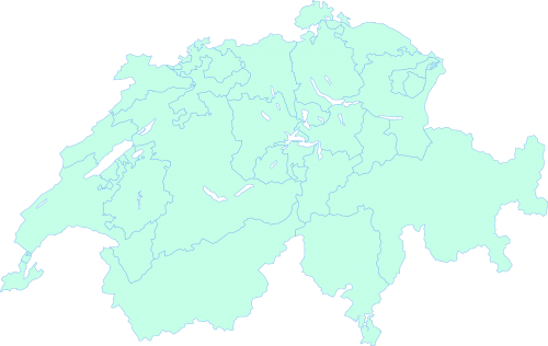 Žemėlapis, Šalis, Šveicarija, Geografija, Swiss, Nemokama Vektorinė Grafika