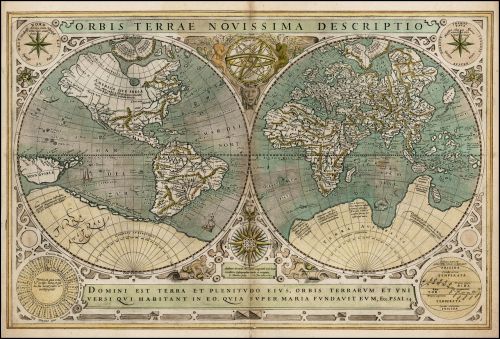 Žemėlapis, Pasaulis, Antic