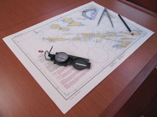 Žemėlapis, Kompasas, Navigacija