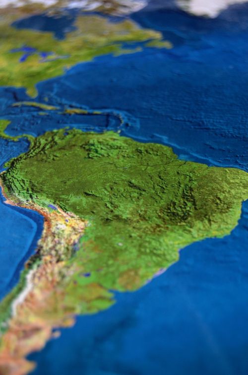 Žemėlapis, Pietų Amerika, Atlasas