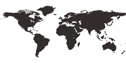 Pasaulio Žemėlapis, Tarptautinis, Visuotinis, Žemyninė Dalis, Nemokama Vektorinė Grafika
