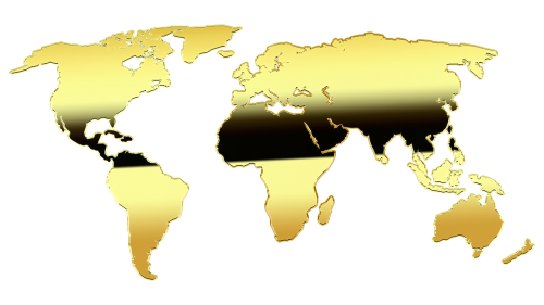 Pasaulio Žemėlapis, Žemėlapis, Auksas, Grafika, Europa, Afrika, Usa, Australia, Piktograma, Obsidox, Tinklo Puslapis