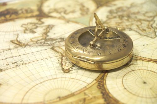 Pasaulio Žemėlapis, Kompasas, Senovinis, Navigacija, Maršrutas, Šiaurė, Vakaruose, Į Pietus, Rytus, Kryptis, Žemėlapis, Kelionė