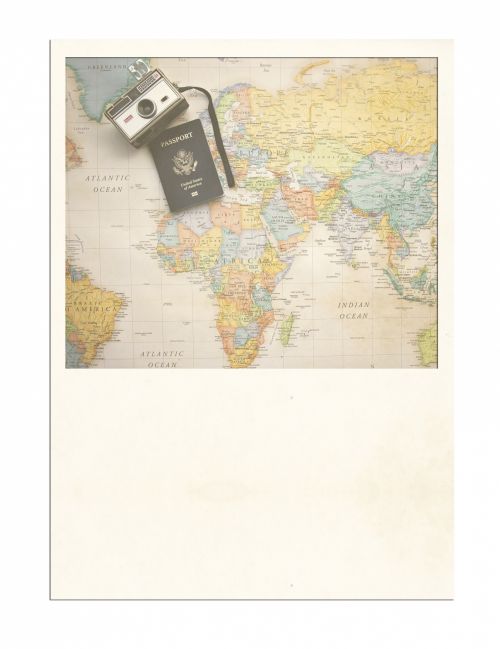 Žemėlapis,  Senas,  Vintage,  Nuotrauka,  Polaroidas,  Pasas,  Fotoaparatas,  Scrapbooking,  Laisvas,  Viešasis & Nbsp,  Domenas,  Žemėlapis Senas Nuotraukas