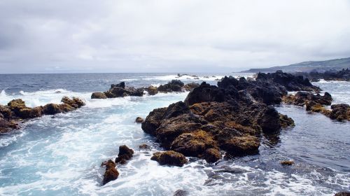 Azores, Beira Mar, Mar, Akmenys, Akmenys, Vasara, Atostogos, Vandenynas