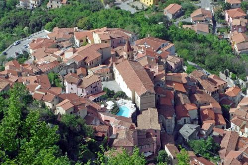 Maratėja, Basilicata, Italy, Kaimas, Istorinis Centras, Borgo, Turizmas, Kraštovaizdis, Stogai, Namai