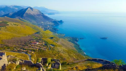 Maratėja, Basilicata, Jūra, Kraštovaizdis, Italy, Mėlynas, Gamta, Migla