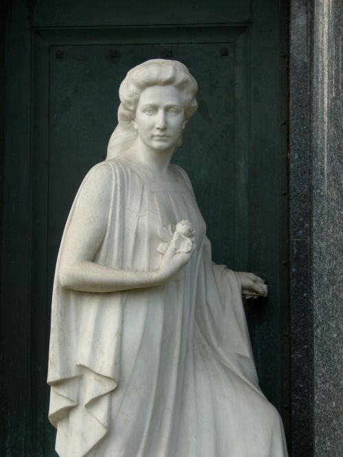 Marmuras,  Atsisveikinimas,  Kapinės,  Moters Skulptūra,  Užuojautos