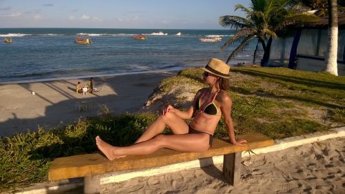 Marcela Santos, Prancūzų Paplūdimys, Al, Brazilija , Royalty Free