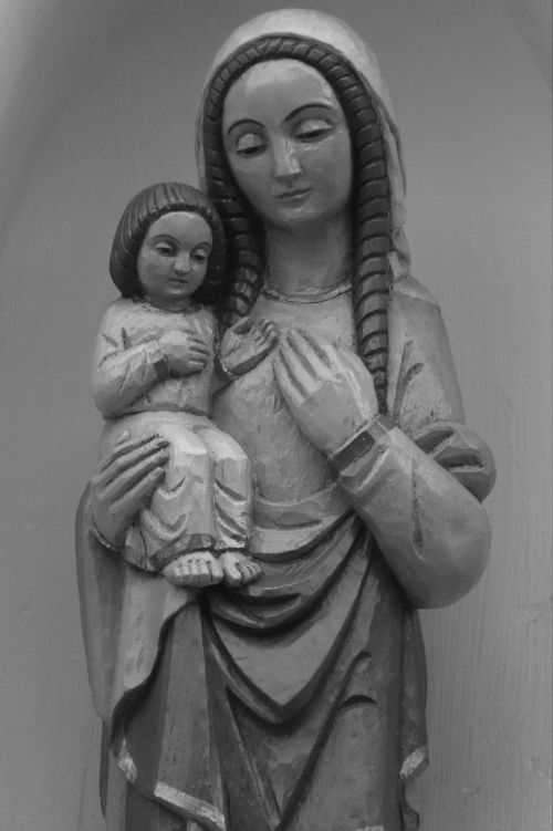 Marija, Jėzus, Vaizdas, Statula, Pirmoji, Tikėjimas, Religija
