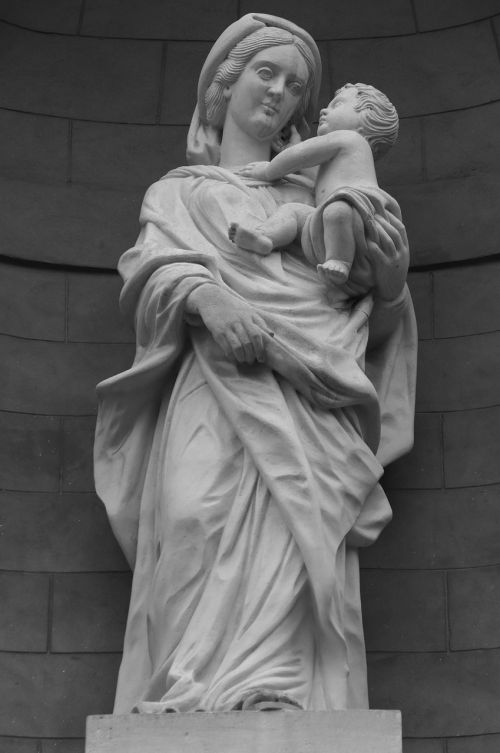 Marija, Jėzus, Vaizdas, Statula, Pirmoji, Tikėjimas, Religija