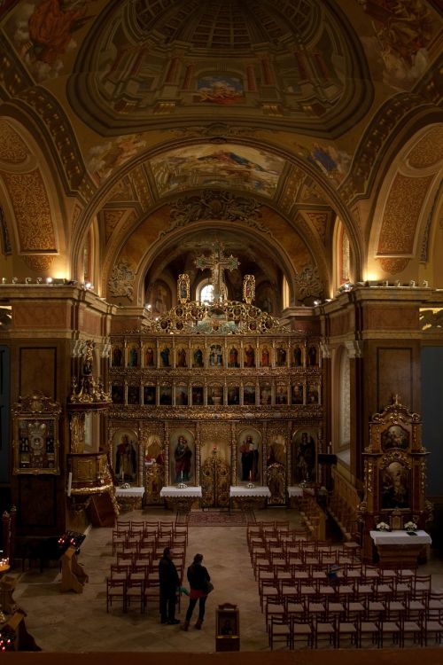 Máriagyűd, Vengrija, Bažnyčios Interjeras, Ikonostasas, Verkiantis Madonna