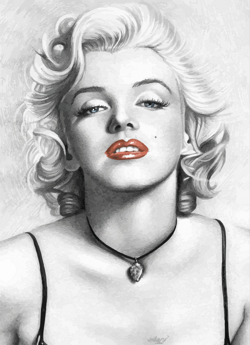 Marilyn Monroe, Aktorė, Kinas, Moteris, Nemokama Vektorinė Grafika
