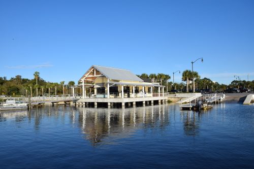 Marina, Ežeras Toho, Kissimmee, Florida, Masalas, Restoranas, Laivo Rampa