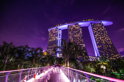 Singapūro Prieplauka, Marina Bay Smėliai, Singapūras, Panorama