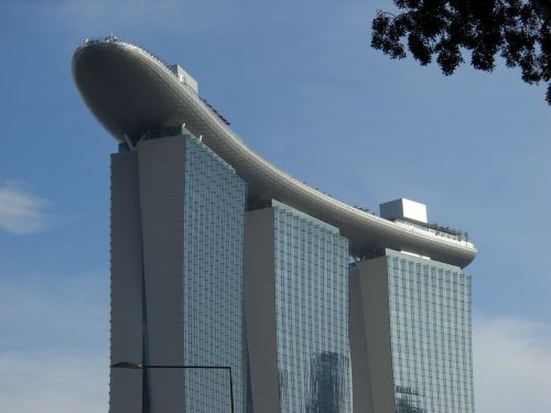 Marina Bay Smėliai, Viešbutis, Singapūras, Asija, Architektūra, Šiuolaikiška