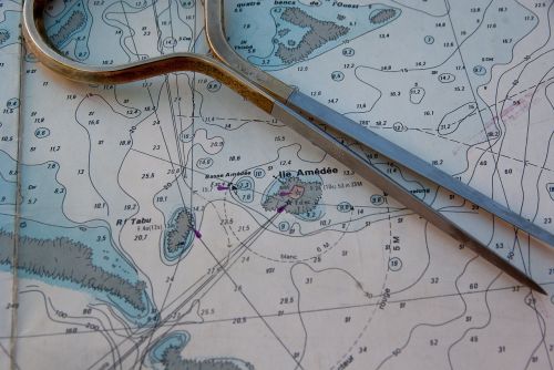 Jūrų Žemėlapis, Kompasas, Navigacija, Jūra