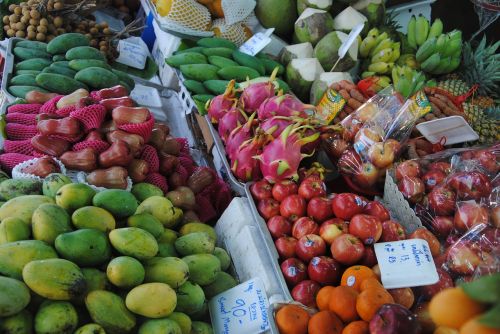 Turgus, Vaisiai, Vaisiai, Tailandas, Citrusiniai Vaisiai, Pardavimas, Citrusinis Vaisius, Ūkininkų Vietos Rinka, Maistas