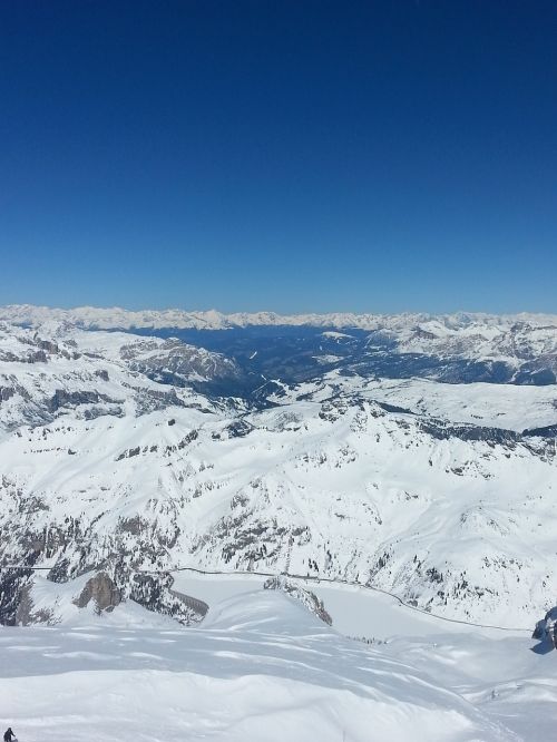 Marmolada, Sniegas, Saulė, Kalnas, Italy