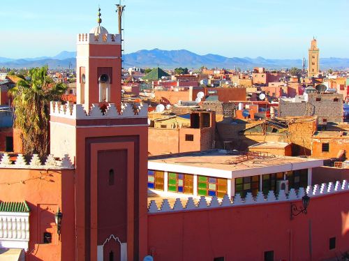 Marrakechas, Minaretas, Mečetė, Religiniai Paminklai, Marokas