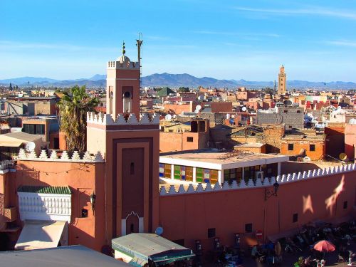 Marrakechas, Marokas, Mečetė, Minaretas, Vieta, Paminklas