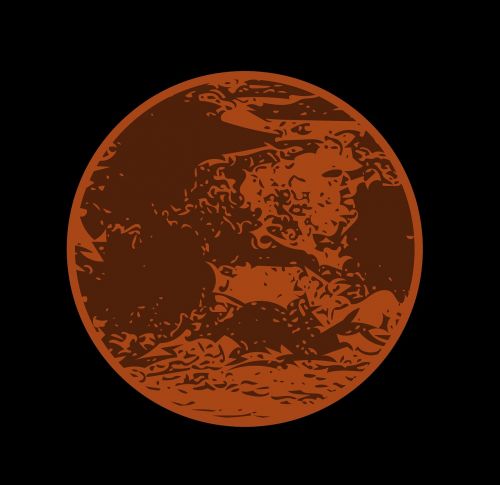 Marsas, Planeta, Iliustracija