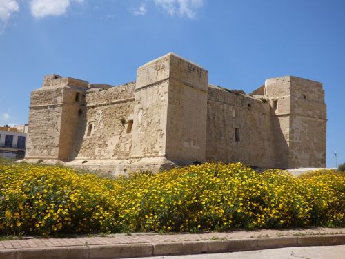 Marascala, Malta, Pilis, Bokštas, Fortas, Pakrantės, Europa, Viduržemio Jūros