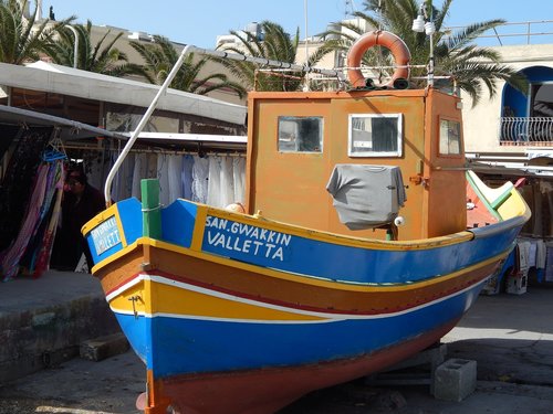 Marsaxlokk,  Malta,  Žuvininkystė,  Valtis,  Žvejybos Laivas,  Uosto,  Medinė Valtis