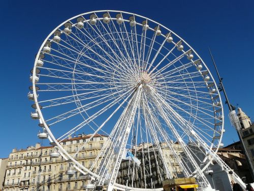 Marseille, Ferris Ratas, France, Uostas