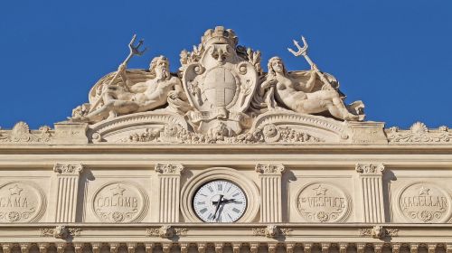 Marseille, Prekybos Rūmai, Statula, Neptūnas, Architektūra, Canebiere, France
