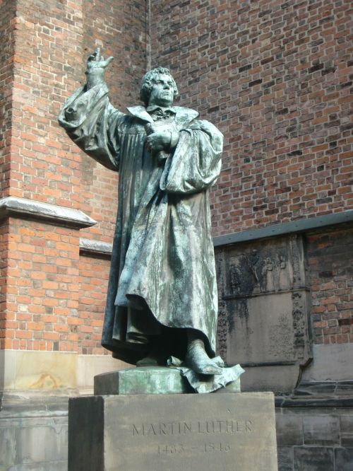 Martinas Liuteris, Statula, Protestantas, Bažnyčia, Vokietija, Bronza, Varis
