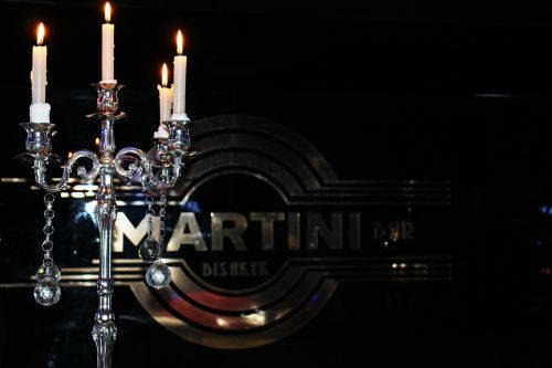 Martini, Žvakės, Stiklas, Klubas, Restoranas, Baras, Apdaila, Šventė